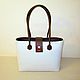 Order Women's handbag made of Italian genuine leather. white. Bags and accessories. Alexandra (SSbagS). Livemaster. . Classic Bag Фото №3