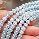 Сахарный кварц,6 мм,голубой,нить. Бусины. SilverBranch_Shop. Ярмарка Мастеров.  Фото №5