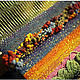 Домотканый шарф-палантин ZHUKOVI TEXTILES