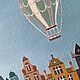 Картина «Маленькое путешествие». Материалы: Акрил, лак. Размер: 20х20. Картины. Nata for Home. Интернет-магазин Ярмарка Мастеров.  Фото №2