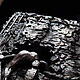 Кожаный черный ремень с авторской пряжкой Мысли. Ремни. Виталий Самарин  V.V.S. (Samar). Ярмарка Мастеров.  Фото №5