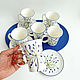 Painted porcelain Service African Lily. Tea & Coffee Sets. ArtFlera (artflera). My Livemaster. Фото №6