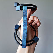 Украшения handmade. Livemaster - original item Bracelet-wristband made of blue wood. Handmade.
