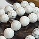 Order Natural kaholong beads (howlite) with a diameter of 10mm. gooda. Livemaster. . Beads1 Фото №3