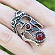 Ethnic Avant-garde series ring made of 925 HB0097 silver, Rings, Yerevan,  Фото №1