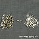 Люверсы 3 мм. 100 штук. Цвет: Никель, Фурнитура, Санкт-Петербург,  Фото №1