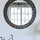 Круглое настенное зеркало узкая рама 60см, Зеркала, Москва,  Фото №1