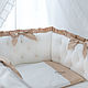 Bumpers for baby cot 4 PCs. Sides for crib. Miss Judy cotton (JuliaLepa). My Livemaster. Фото №6