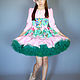 Dress 'Pink-green' Art.554. Childrens Dress. ModSister. Online shopping on My Livemaster.  Фото №2
