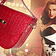 RED, beautiful bag Stylish genuine leather, Classic Bag, Taganrog,  Фото №1