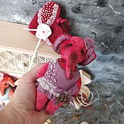 Куклы и игрушки handmade. Livemaster - original item Pink elephant. Handmade.
