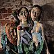 Интерьерная композиция «в Райском саду». Интерьерная кукла. Матохина Елена (elengabor). Интернет-магазин Ярмарка Мастеров.  Фото №2