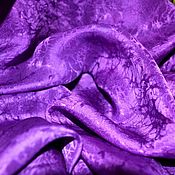 Аксессуары handmade. Livemaster - original item Purple large women`s silk shawl jacquard. Handmade.