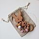 Rodents: wooden rodent ' Bunny'. Teething toys. leslyubit. Online shopping on My Livemaster.  Фото №2