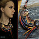 "Mother Eagle" этническое колье. Колье. Julia Chernopazova Art Jewelry. Интернет-магазин Ярмарка Мастеров.  Фото №2
