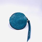 Сумки и аксессуары handmade. Livemaster - original item Coin holder made of genuine monitor lizard leather. Handmade.