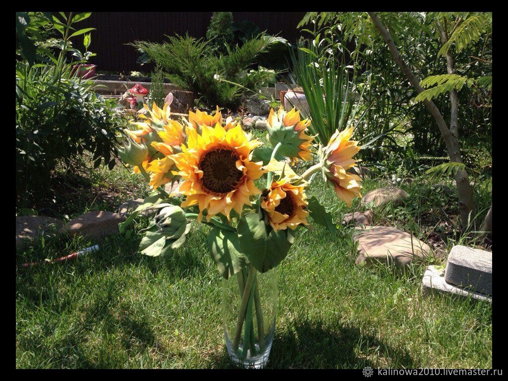 Sunflowers from Tamarana, Composition, Abinsk,  Фото №1