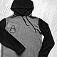 Order Men's sweatshirts: hoodie men's color - block ' cosmonaut». viax. Livemaster. . Mens sweatshirts Фото №3