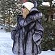 Fur coat Scandinavian Saga Royal silver Fox. Fur Coats. Zimma. Online shopping on My Livemaster.  Фото №2