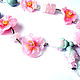 Beads Charm pink lampwork. Necklace. Lyudmila DemidoVa jewelry from glas. Online shopping on My Livemaster.  Фото №2