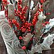 Букет Ягодный с птичкой Живые цветы Букет в вазу. Букеты. DARK FLORIST Флористика Декор ЦВЕТЫ. Ярмарка Мастеров.  Фото №5
