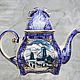 Porcelain teapot 'Mill'. Teapots & Kettles. KASTdecor. My Livemaster. Фото №5