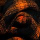 Шерсть пальтовая Ferragamo в т.синюю/оранжевую клетку, 6112238. Ткани. Итальянские ткани. Ярмарка Мастеров.  Фото №4