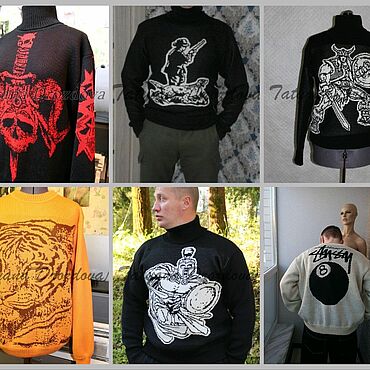 Мужская одежда ручной работы. Ярмарка Мастеров - ручная работа Свитер. Handmade.