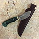 Knife 'Puma-1' h12mf stab.karelka of the groove. Knives. Artesaos e Fortuna. My Livemaster. Фото №6