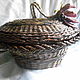 Order A large basket with a lid 'Provence'. paperchest (paperchest). Livemaster. . Basket Фото №3