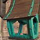 Кормушка для птиц на кронштейне подвесная уличная. Кормушки для птиц. Кормушки и Скворечники 'АМАДИН'. Ярмарка Мастеров.  Фото №9