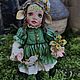 Заказать Ельфочка. Ватная игрушка. ksanadolls-Ватные игрушки(Оксана). Ярмарка Мастеров. . Елочные игрушки Фото №3