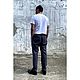 Брюки мужские из конопляного холста Canvas Hemp Single Pleat Pant Grey. Брюки мужские. VÄN Studio. Ярмарка Мастеров.  Фото №4