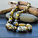 Stylish beads from Kaliningrad amber, Necklace, Kaliningrad,  Фото №1