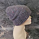 Oversize women's knitted mohair hat. Caps. YuliaCrochet. Online shopping on My Livemaster.  Фото №2