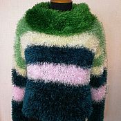Одежда ручной работы. Ярмарка Мастеров - ручная работа Grass sweater. Handmade.