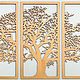 Модульная картина «Дерево жизни». Картины. Лазерная резка. Интернет-магазин Ярмарка Мастеров.  Фото №2