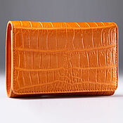 Сумки и аксессуары handmade. Livemaster - original item Women`s wallet made of genuine crocodile leather IMA0216UO4. Handmade.