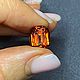 Натуральный циркон 8.7 ct ОГНЕННО-ОРАНЖЕВЫЙ. Кольца. Елена. Интернет-магазин Ярмарка Мастеров.  Фото №2