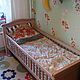 Детская кроватка "Александра". Кровати. HMS. Интернет-магазин Ярмарка Мастеров.  Фото №2