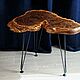 The table from the elm 'is now the dwelling of the sabretooth'. Tables. foreststreet. My Livemaster. Фото №6