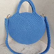 Knitted yarn Biskvit (Biscuit) color Indigo (blue)