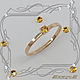 Mini-week ring 585 gold, citrine, Rings, St. Petersburg,  Фото №1