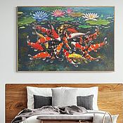 Интерьерные картины на холсте с подрамником Цветочная живопись Подарок
