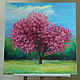 Painting cherry Blossoms, oil on canvas. Pictures. vestnikova. Online shopping on My Livemaster.  Фото №2