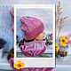 Knitted set 'Flowers' hat and snood, Headwear Sets, Chelyabinsk,  Фото №1
