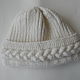 Women's hat with a cross braid. Caps. IrinaTur.HandMade. Online shopping on My Livemaster.  Фото №2