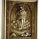 Carved icon 'sporitelnitsa bread', the solid ash, Icons, Orekhovo-Zuyevo,  Фото №1