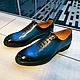 Мужские туфли DEEP BLUE SEA. Туфли. LLASEN-SHOES. Ярмарка Мастеров.  Фото №5