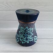 Посуда handmade. Livemaster - original item Cans: deep blue. Handmade.
